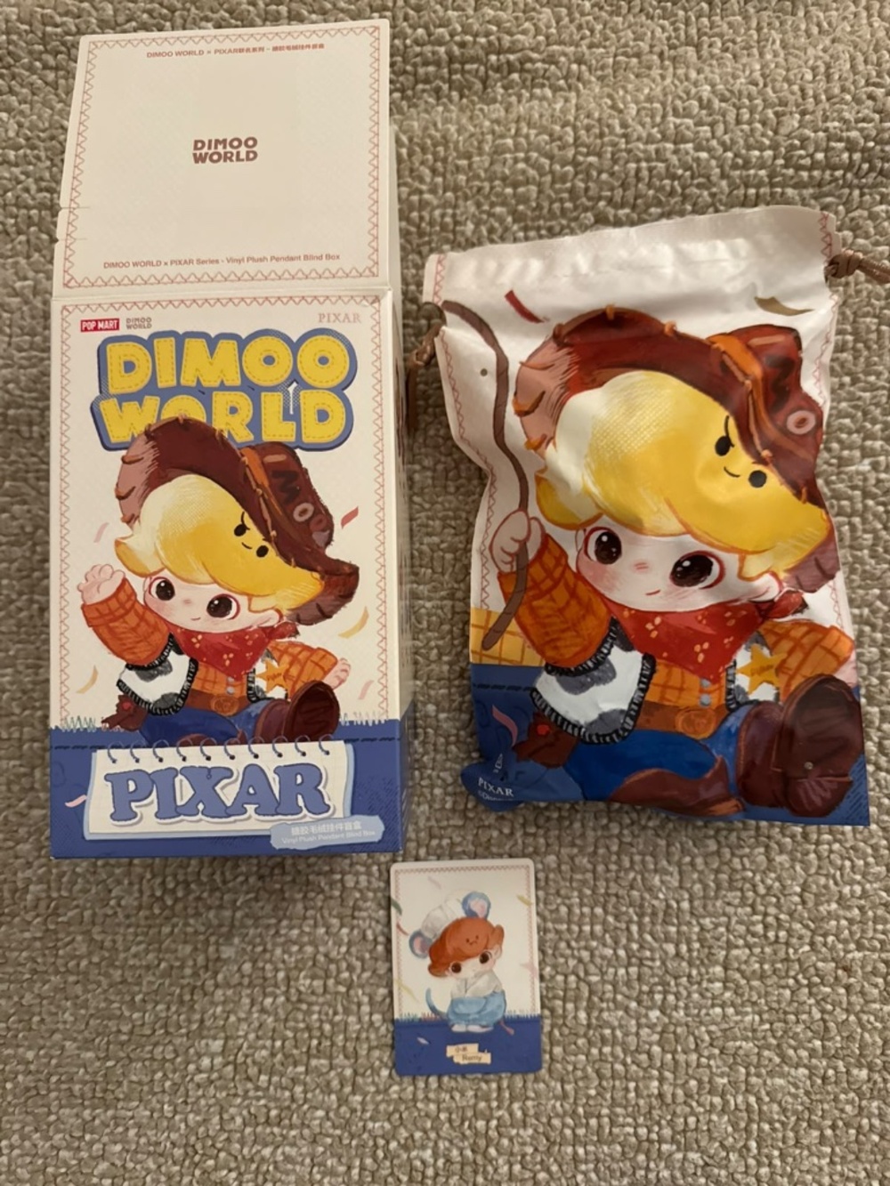 **POP MART DIMOO WORLD × PIXAR Series – Remy Plush 🐭🍳